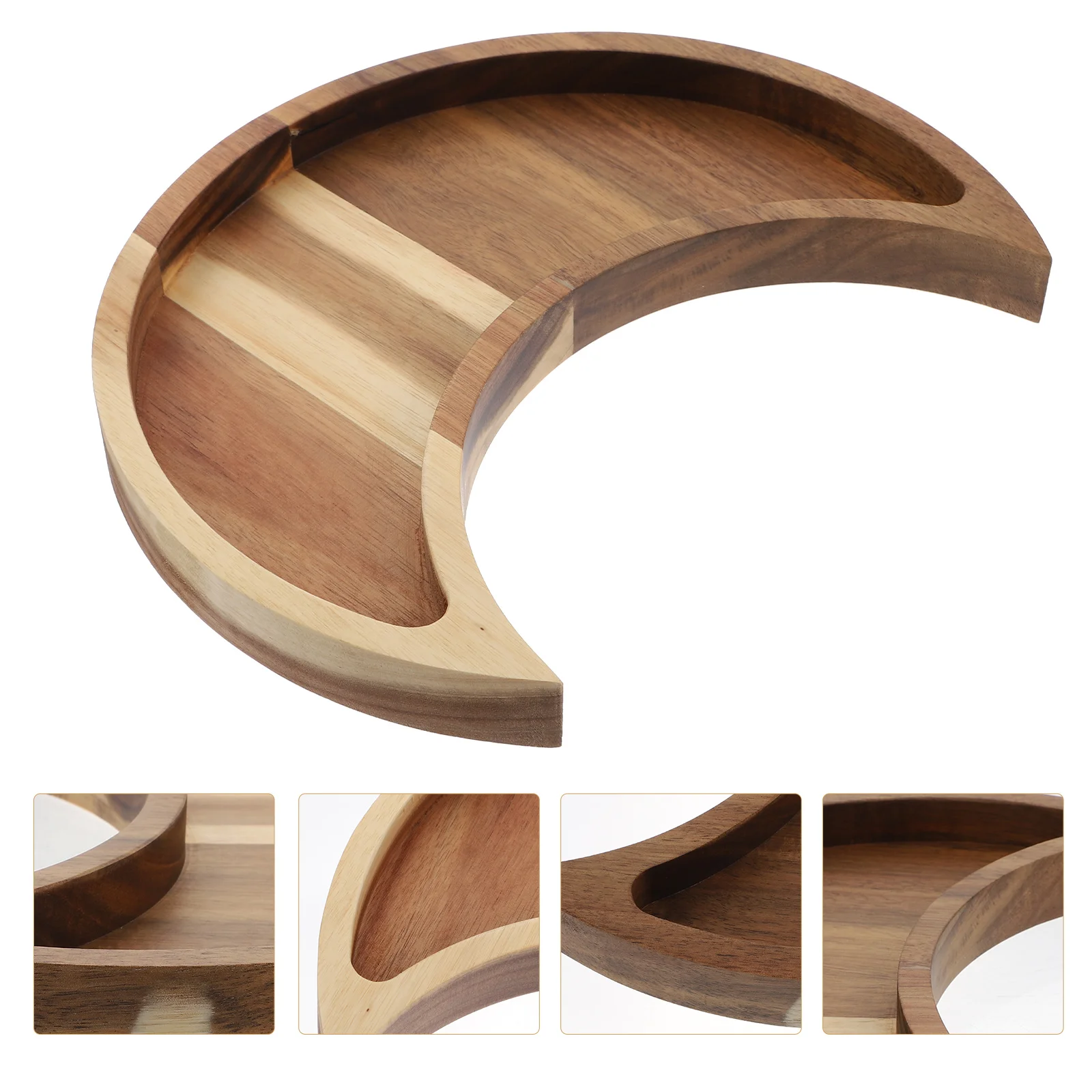 

Crystal Tray for Stones Shelf for Crystals Crystal Display Moon Tray for Jewelry Snacks Serving