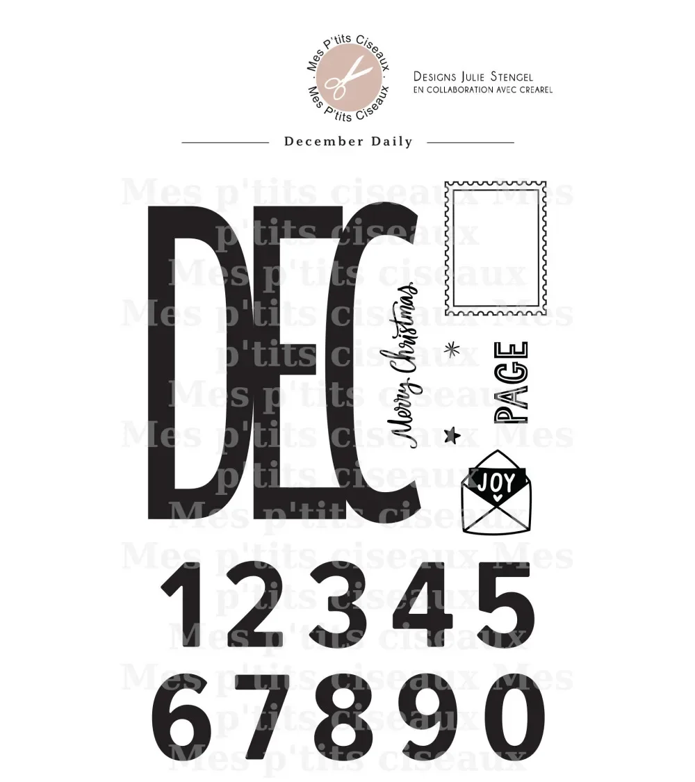 Металлические трафареты для скрапбукинга TRIANGLE