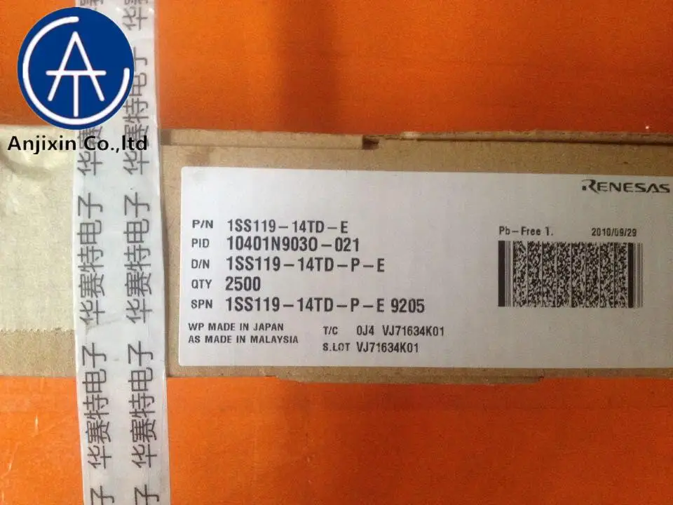 50 шт. 100% оригинальный новый 1SS119-14TD-E 1SS119 ISS119 DO-34