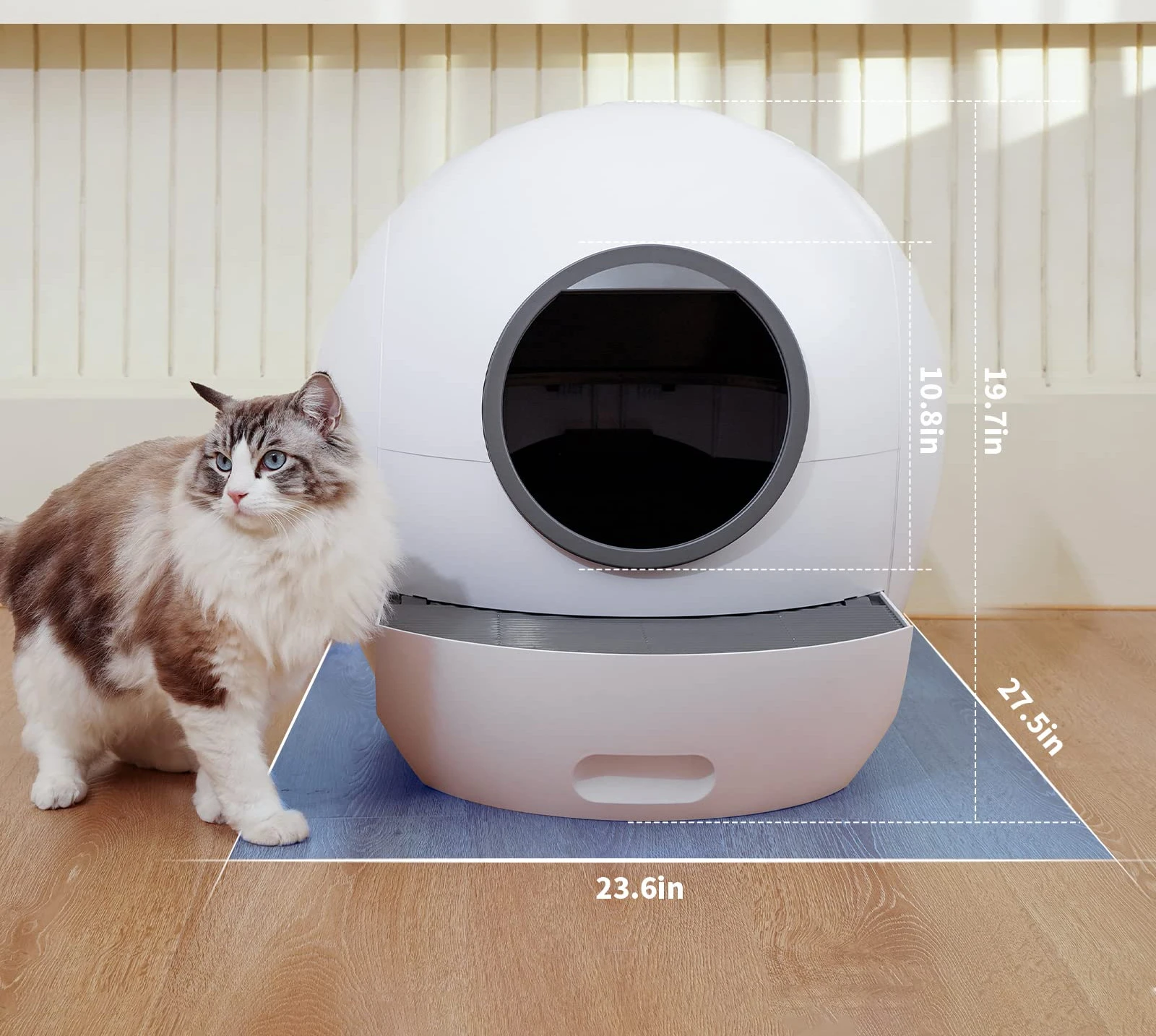 z wysyłką magazynową duża automatyczna kuweta dla kota meble toaletowe inteligentna samoczyszcząca