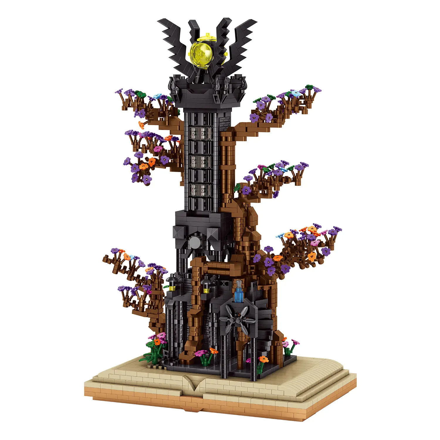 Модульные здания из фильма MOC Lord Rings Dark Night Tower модель волшебной книги 3309 шт.