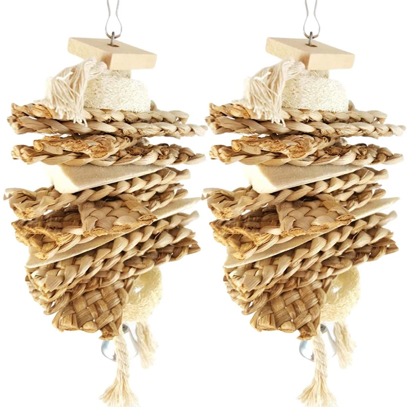 

2 шт., игрушка для жевания птиц