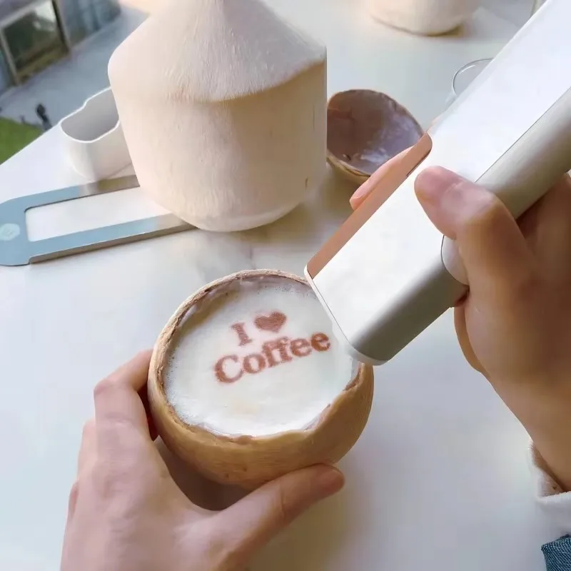 Струйный принтер Coffee Latte EVEBOT Food Ink Print Размер 26*1000 мм с вспомогательной линейкой DIY