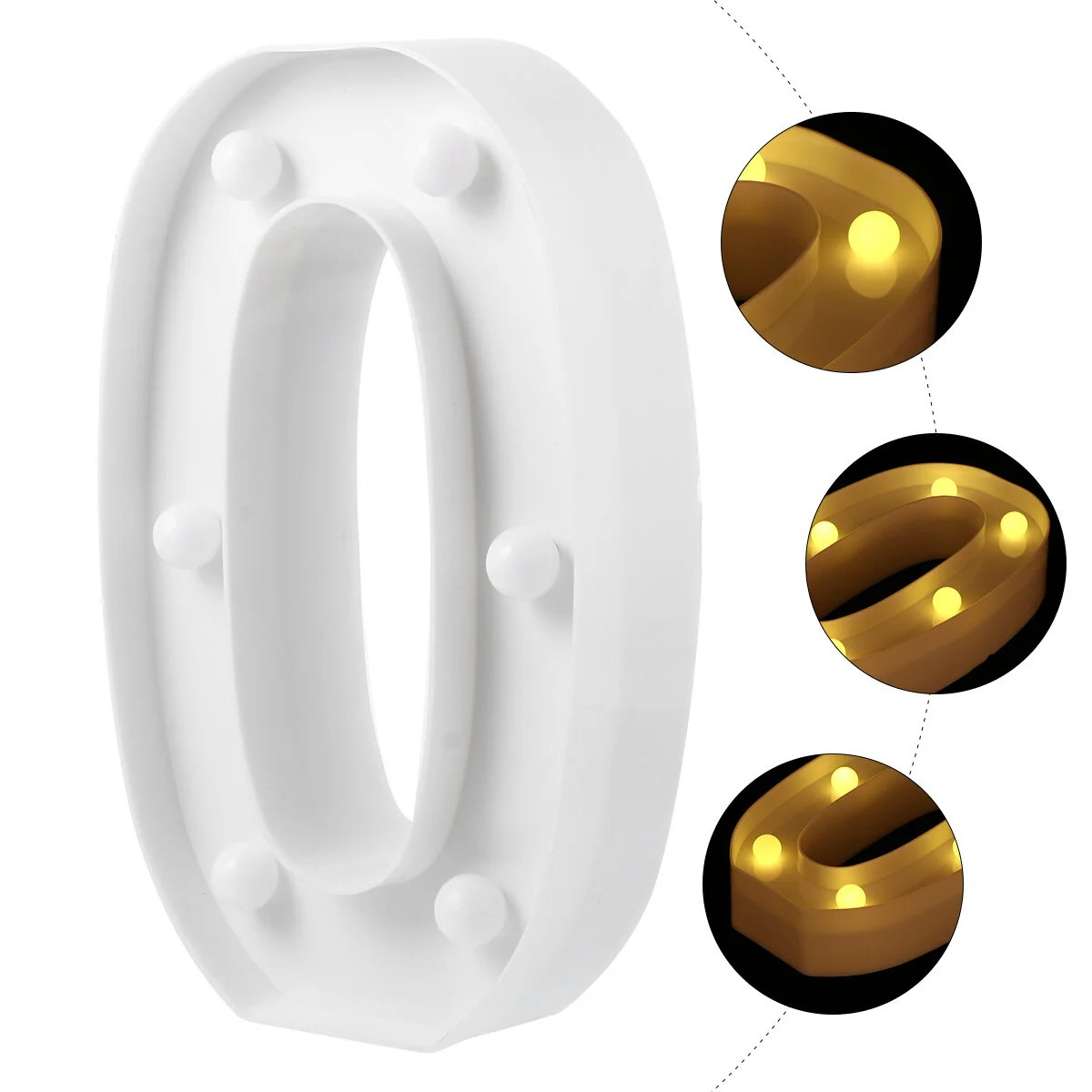 

Decorative Night Light Digital LED Up Wedding Table Decor Operated Christmas Lamp Number