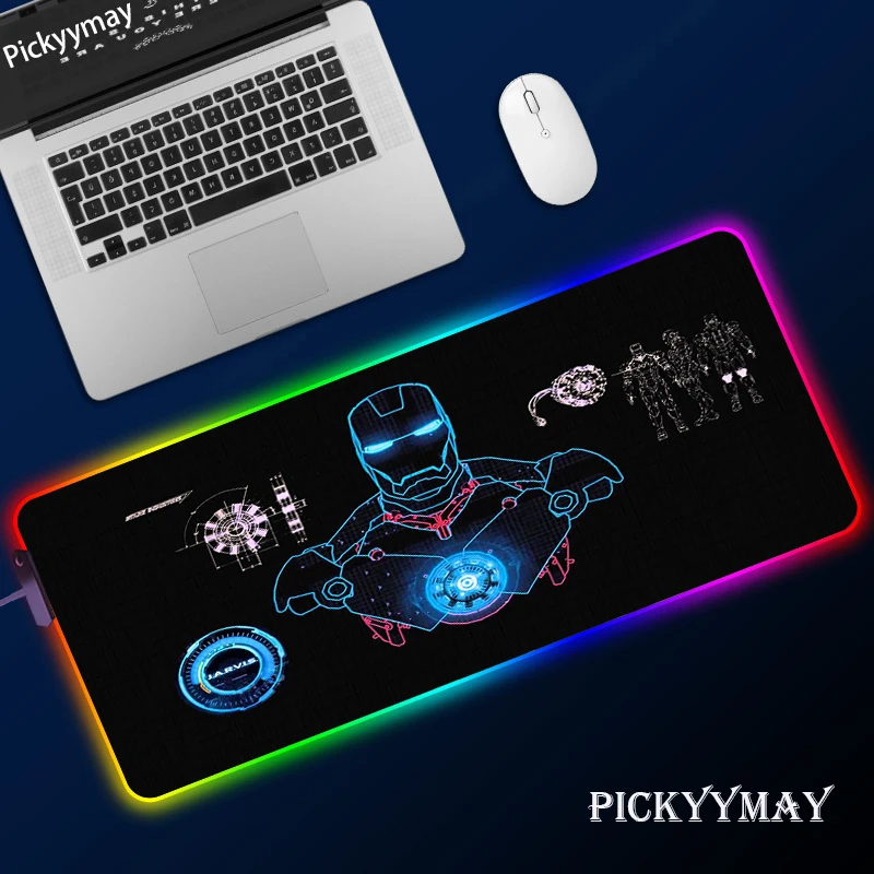 

Large RGB Mouse Pad xxl Gaming Mousepad LED Mause Pad Gamer 123456 Mouse Carpet Big Mause Pad PC Desk Pad Mat with Backlit