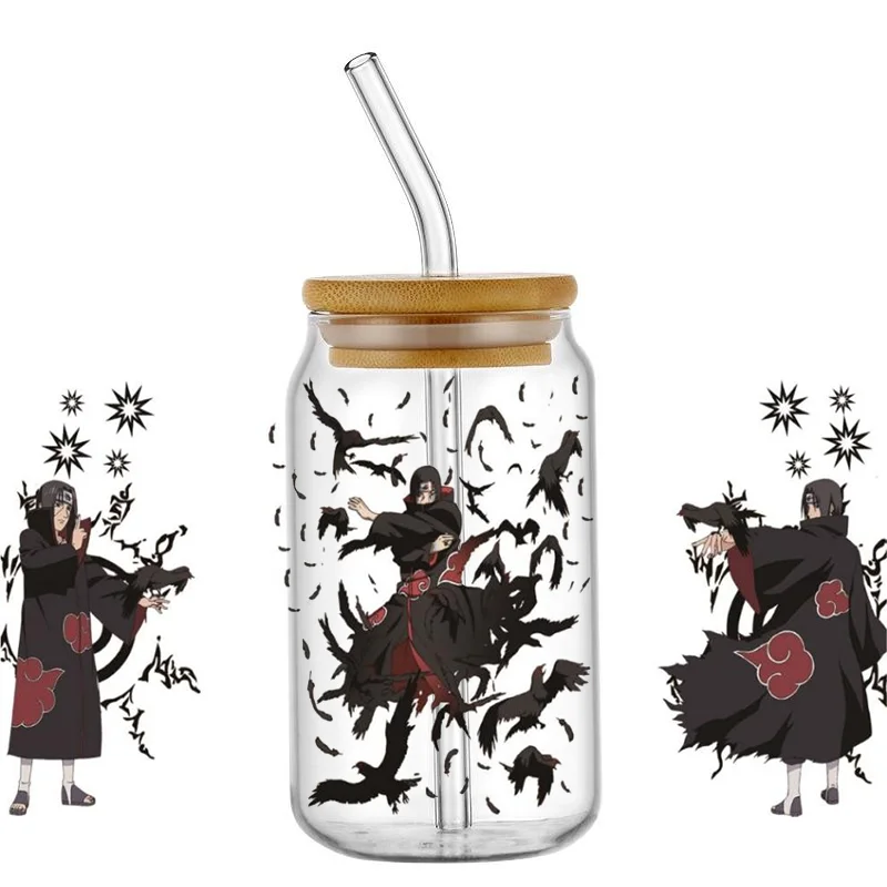 MINISO японский стиль ниндзя восход 3D наклейка 16 унций UF DTF индивидуальный логотип