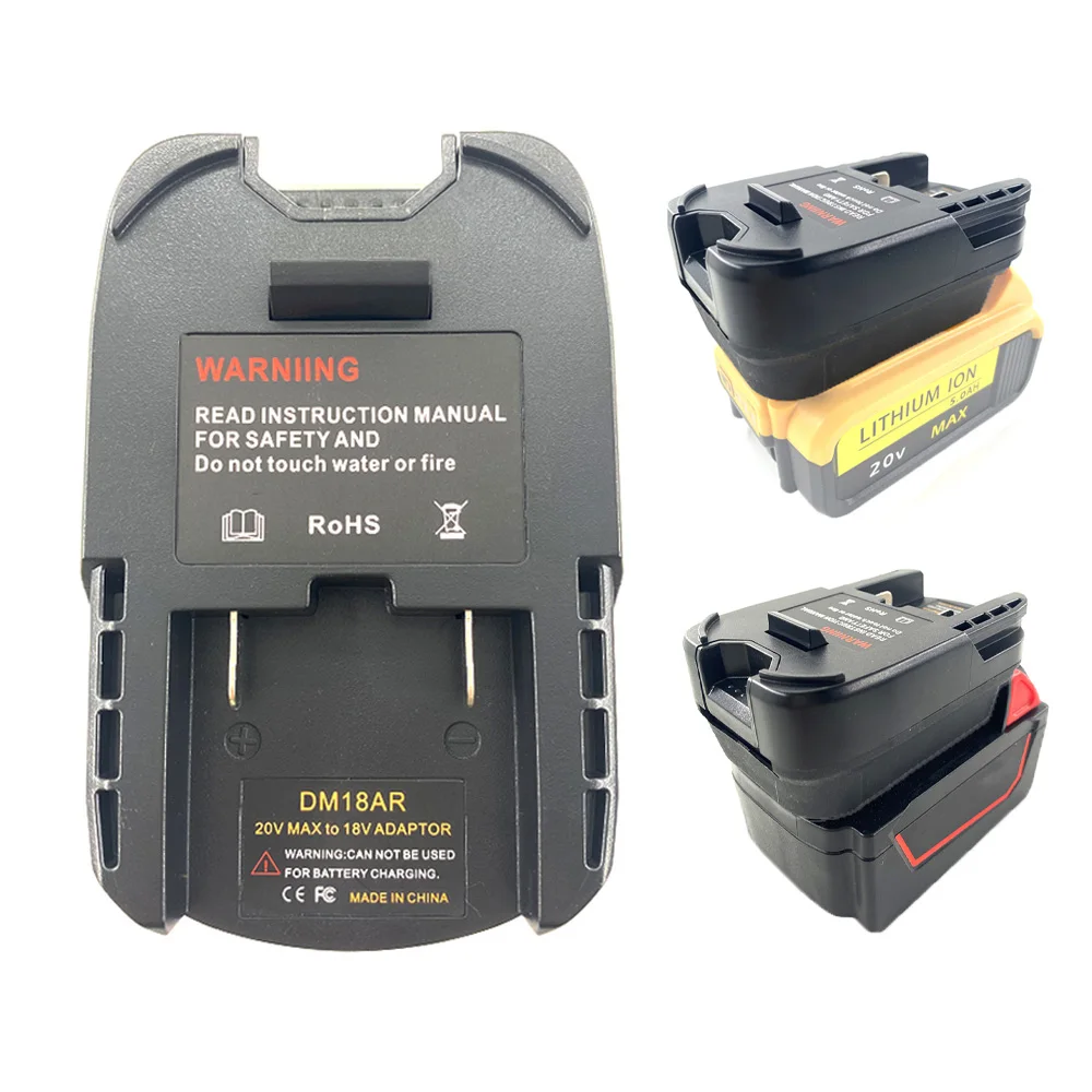 Battery Adapter Converter for Milwaukee 18V for Dewalt 18V 20V Lithium Battery Convert To for RIDGID 18V Tool Electric Drill Use