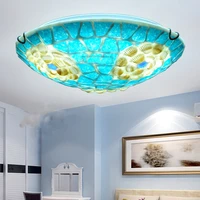 bohemia led tri color dimming ceiling lamp childrens room bedroom living room aisle lamps mediterranean style light
