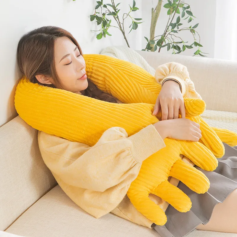 

2023 креативная плюшевая подушка в скандинавском стиле с цветной ладонью/мягкая подушка в форме ладони для дивана/украшение гостиной