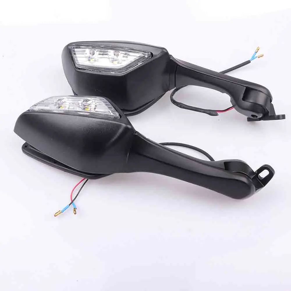 

Пара Боковых Зеркал Заднего Вида Со Светодиодными Указателями Поворота Для Мотоциклов Honda CBR650R, CBR650F, CBR250R, CBR300R
