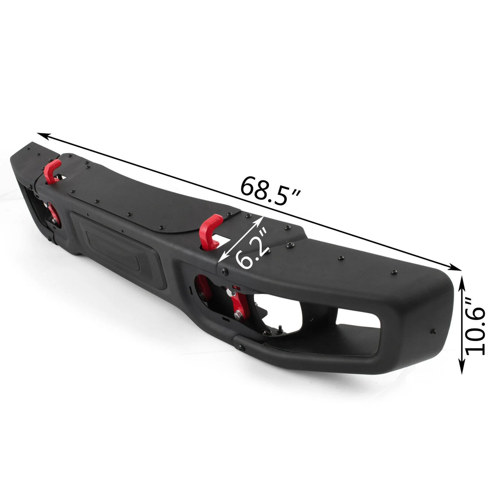 Металлический передний бампер в стиле 10-летия подходит для Jeep JK Wrangler Rubicon 07-18 гг.