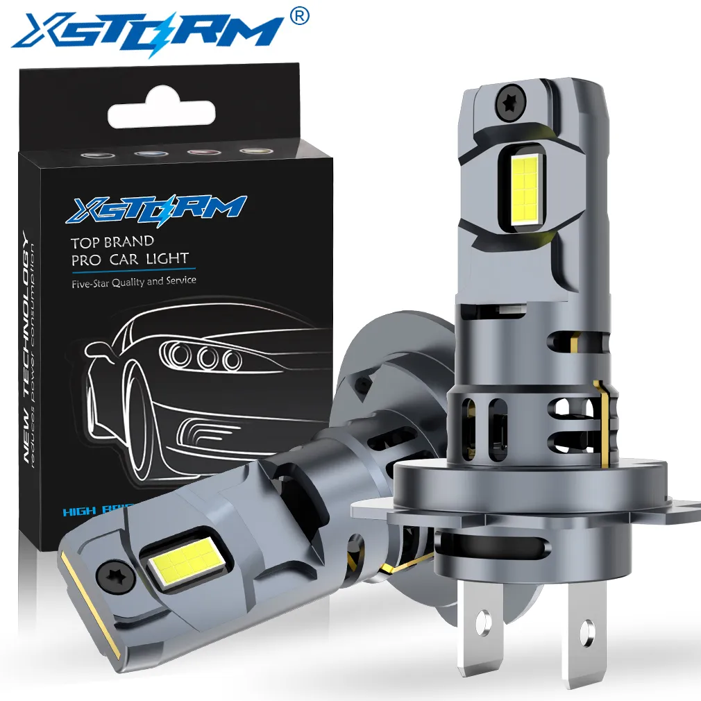 XSTORM H7 LED Headlight Bulb Mini Wireless 60W 20000LM 6500K CSP for Car Headlamp Auto Diode Lamps H7 Turbo Led 12V Automobile