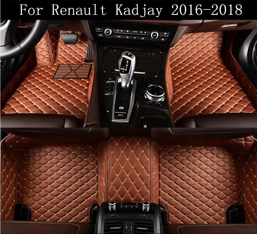 

Роскошные кожаные автомобильные 3D напольные коврики для 16-18 Renault Kadjay 2016 2017 EMS Бесплатная доставка