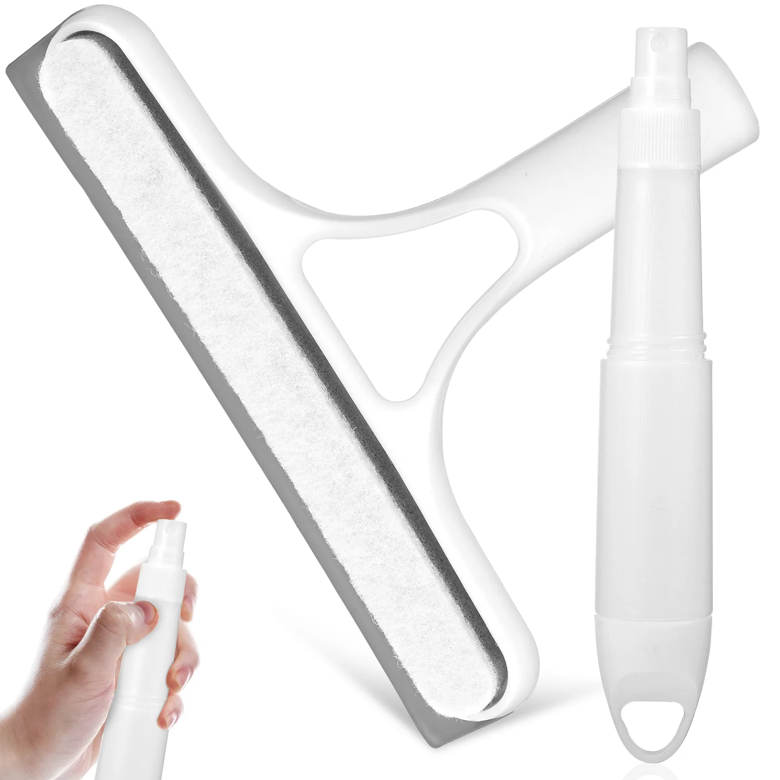 

Window Cleaning Tool 2-in 1 Sponge Brush and Squeegee Wiper Glass Cleaning Tool