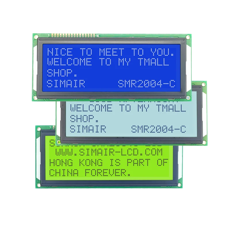 

Lcd2004 LARGE Character Dot Matrix LCD Module 5V3.3V 20*4 Industrial Screen Yellow and Green Screen