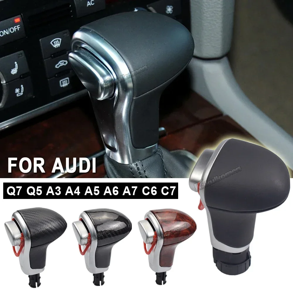 Фото Автомобильный рычаг переключения передач для Audi A6 C6 A3 8P A4 B8 A5 Q5 Q7 A7 №1