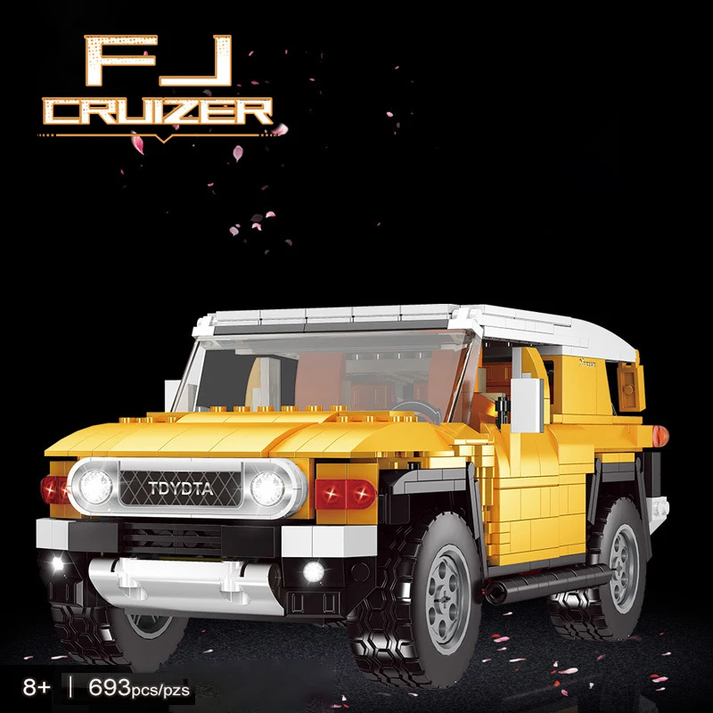 Высокотехнологичные FJ CRUISER SUV Trucks Car City технические строительные блоки модель