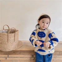 rinilucia autumn winter boys girls knitted sweater baby kids wool warm long sleeve tops toddler childrens pullover knitwear