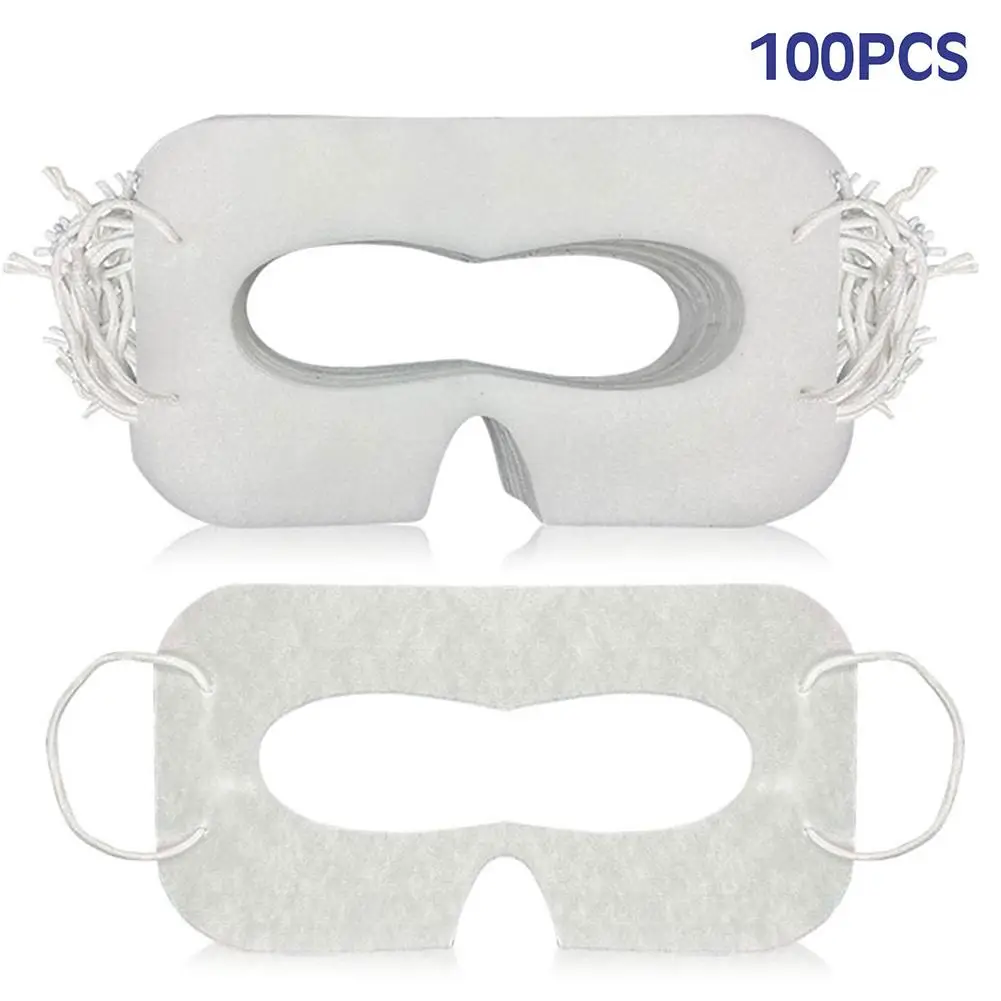 

100 Pcs Disposable Vr Eye Mask Sweat-proof Soft Breathable Vr Goggles Accessories Face Cover Compatible For Oculus Quest 2
