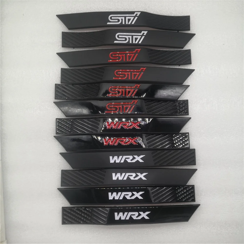 2PCS/SET Car Badge Decoration Fender Skirts Sticker Fenders Stickers For Subaru WRX STI 2008-2014 Styling 20*2.4CM | Автомобили и