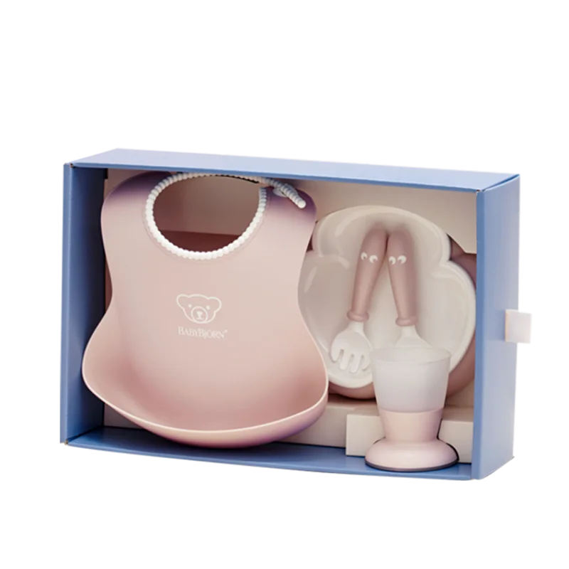 

Baby Clover Tableware Set New Year Gift Box Children's Tableware Christmas Gift Solid Food Bowl