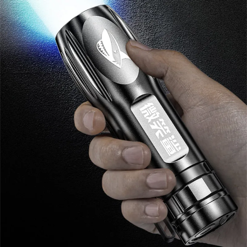 

High Power Torch Fixed Focus Mini LED Flashlight Torch Lamp Lantern USB Rechargeable Adjustable Penlight Waterproof Lights