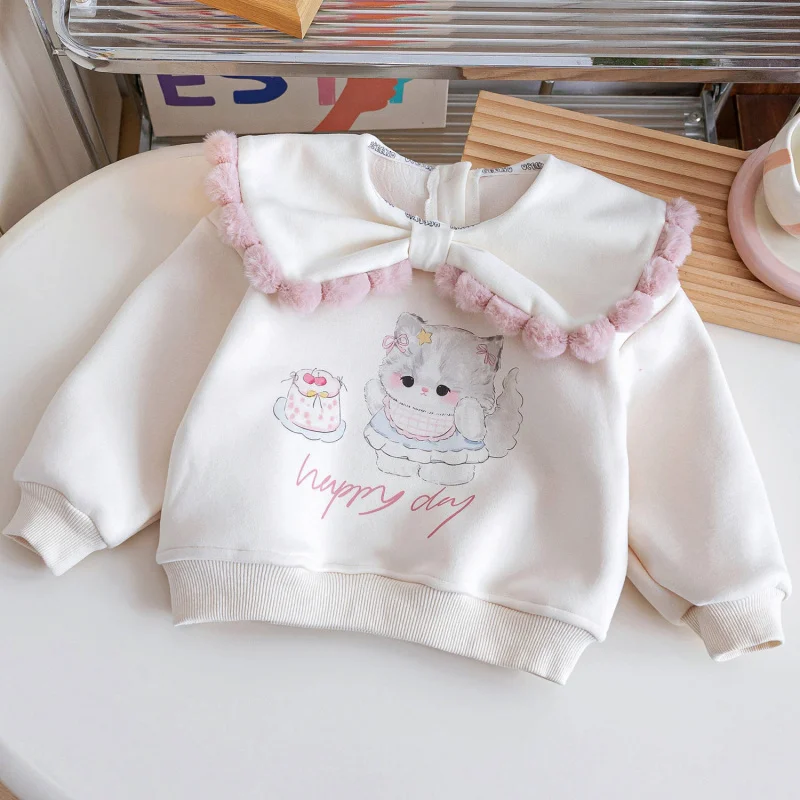 LYY-Зимняя одежда для девочек свитер 2024Новая модная осенне-зимняя детская кукла с