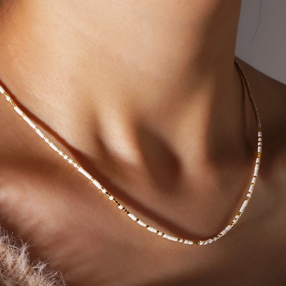 Go2boho Элегантное Мини-колье Серии Seed 2024 Дизайнерские Украшения Ручной Работы Из