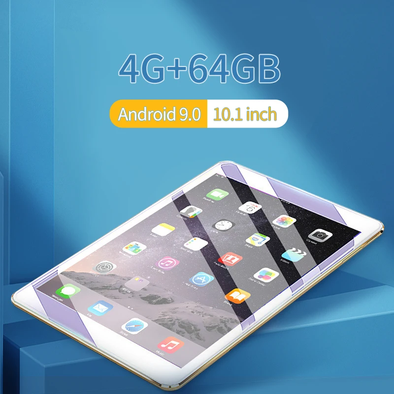 2023 New Android 9.0 Tablet Pc 10.1 Inch Octa Core 4G+64GB Tablet 4G Call Phone WiFi Tablet PC for Kids Gifts