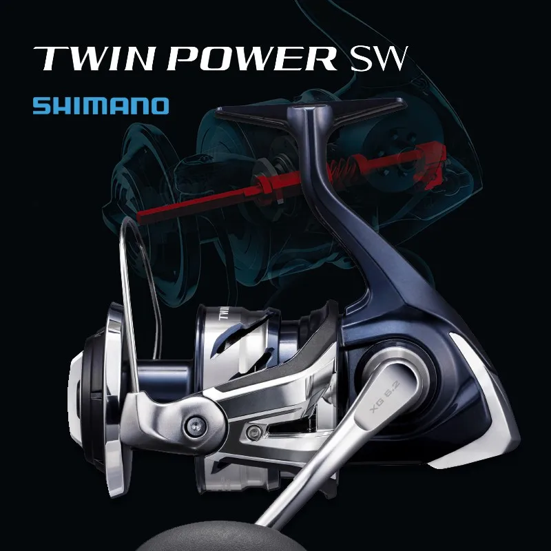 21 Новинка SHIMANO TWINPOWER SW морское рыболовное колесо для лодки рыболовное колесо Dawulu Азиатский спиннинг whe SW4000XG 5000XG 6000PG 8000HG14000XGel