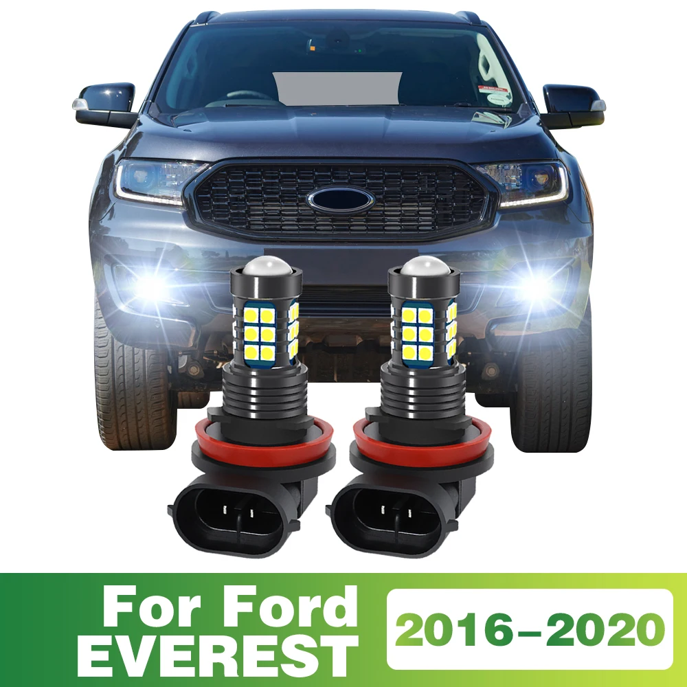 2 шт. аксессуары для передней фары автомобиля Ford EVEREST 2016 2017 2018 2019