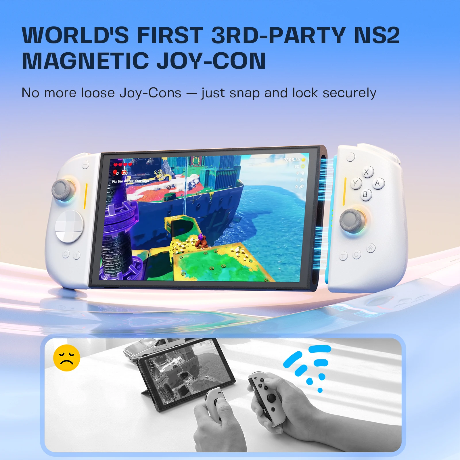 Фото Беспроводной игровой контроллер NYXI Hyperion 3 для Switch 2 + чехол для переноски №2