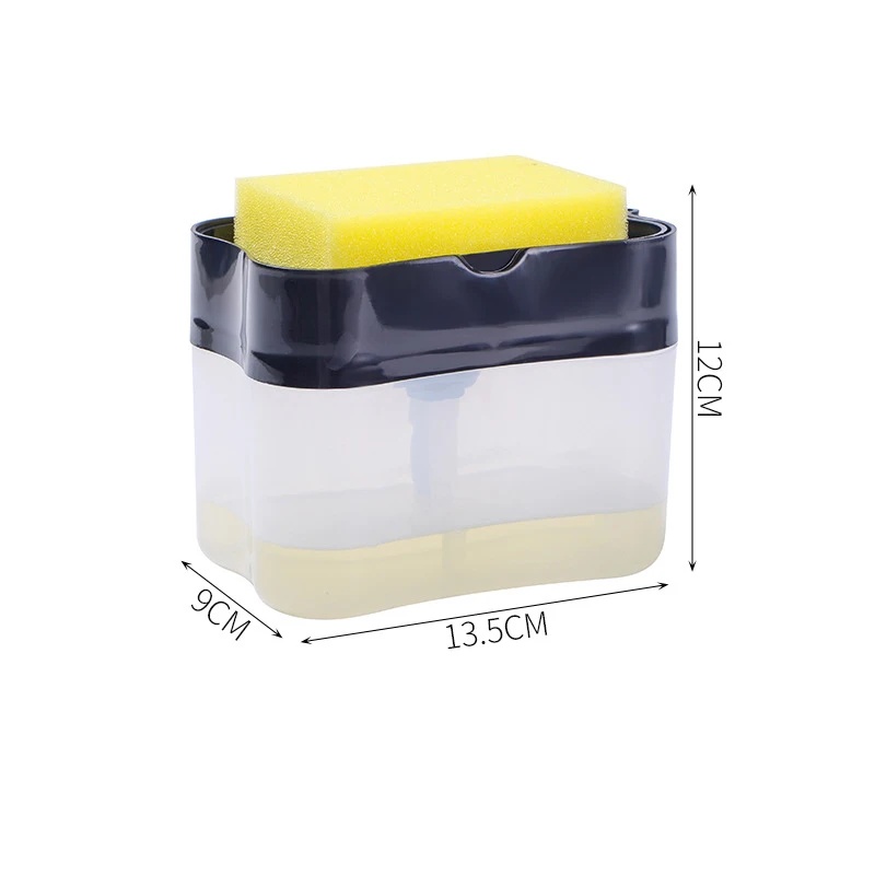 

Kitchen Cleaning Tools Soap Holder Sponge Rack Soap Dispenser Automatic Cleaning Liquid Container Dishwashing