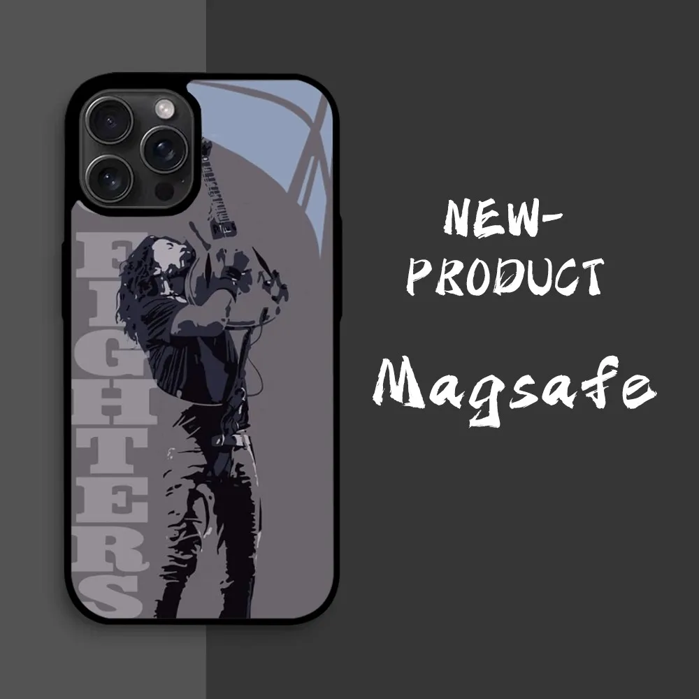 Чехол для телефона Americian Music Band F-FooL F-Fighters IPhone 16 15 14 13 12 11 Pro Xs Max Mini XR X 7 8 Plus Luxury Mirror Hard F