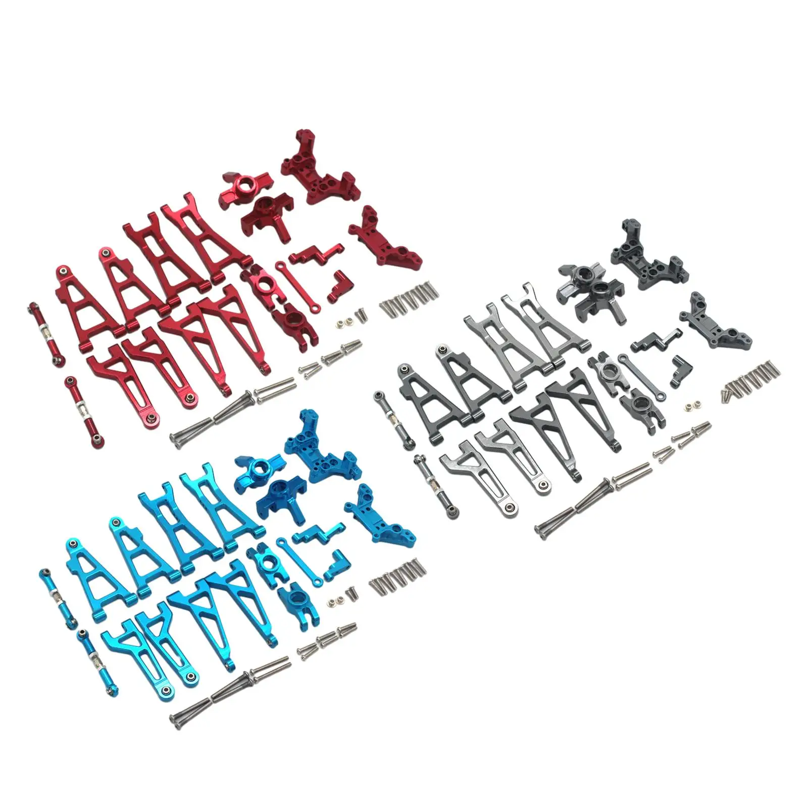 

Металлические аксессуары для автомобиля на радиоуправлении, аксессуары для задних колес на сиденье, набор для руля 16209 16208, модель автомобиля на радиоуправлении, хобби