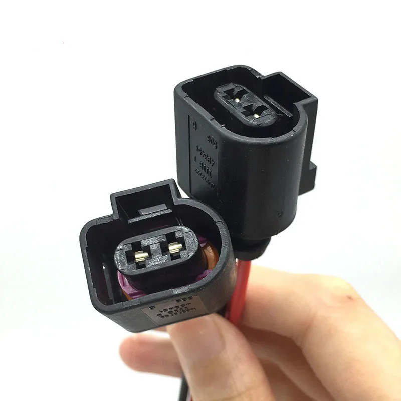 

2 шт. для VW Passat B5, Балтийский Jetta, сандана, Bora, разбрызгиватель воды, проводной адаптер, разъем, 2 контакта, противотуманная лампа