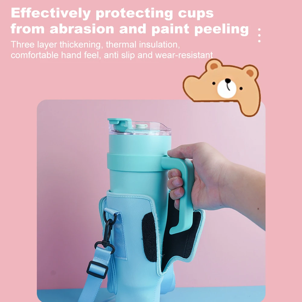 Неопреновая Сумка-переноска Для Бутылки С Водой 40 Унций Регулируемый Ремень