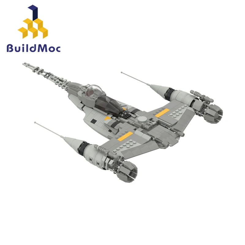 

Building Blocks Kit MOC Battle Aircraft N-1 Fighter for Naboo Space Wars Airplane Bricks Model Toys for Children Birthday Gifts