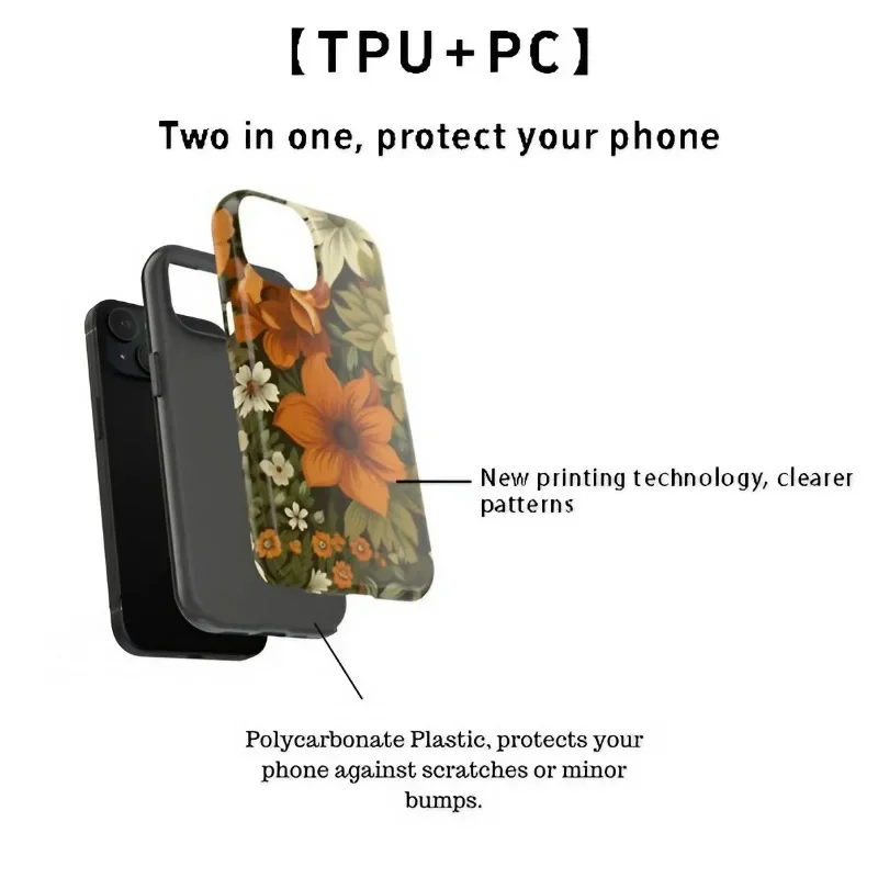 Винтажный чехол для телефона с принтом фруктов и коллажем IPHONE 16ProMax 15 14 13 12 11 PRO Plus