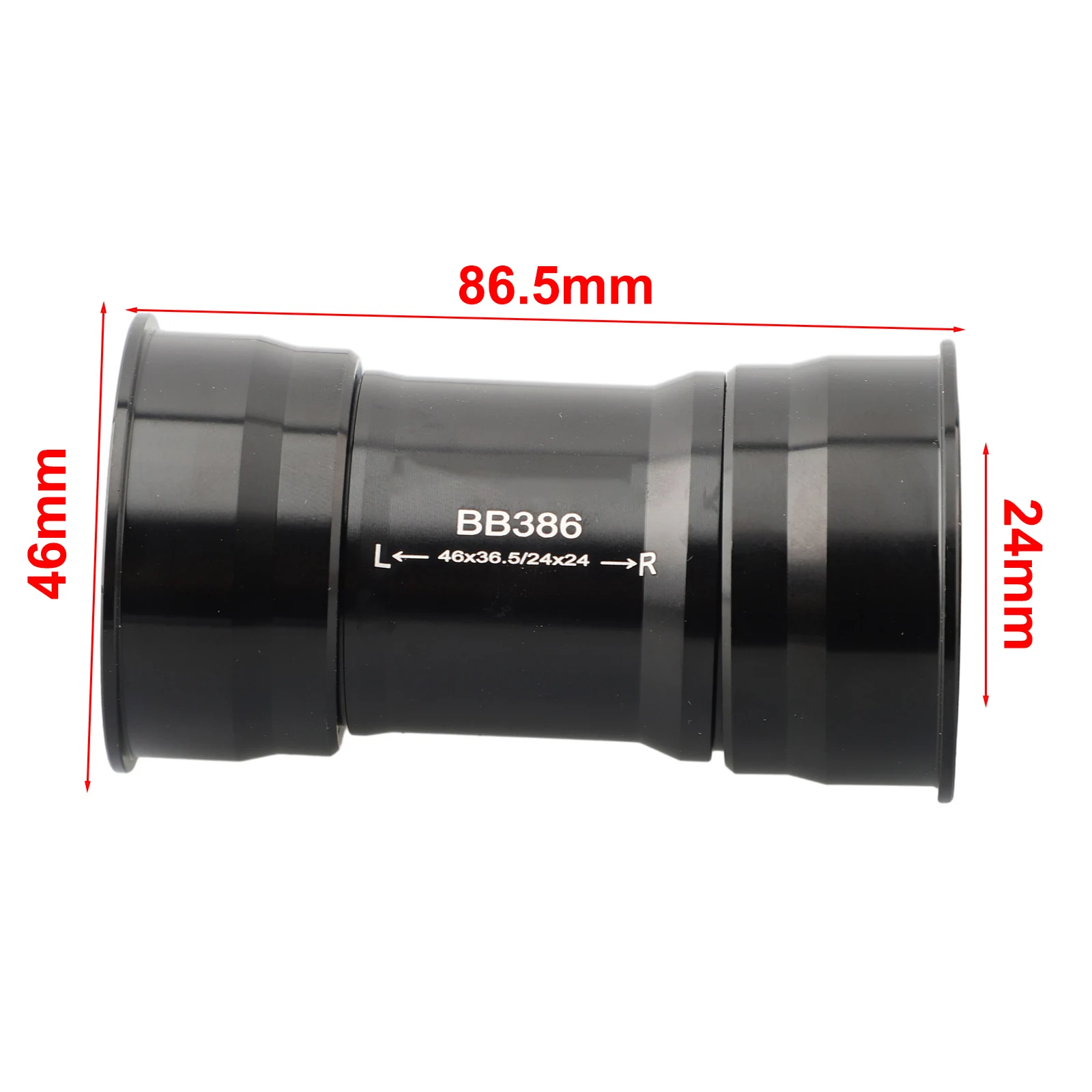 Нижний кронштейн для горного велосипеда BB386 до 24 мм нижний Holowtech уплотнительный