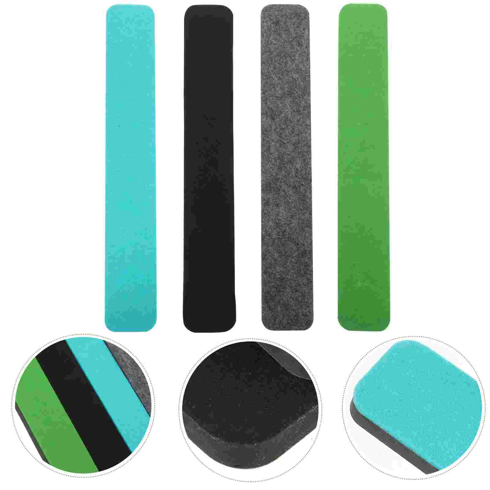 

4 шт., декоративные фетровые пробковые полоски из полиэстера