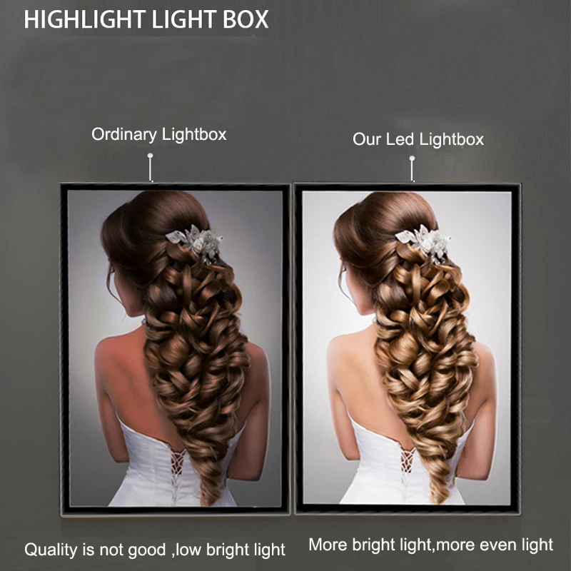 Световой короб A2 со светодиодной подсветкой магнитные рамки настенные вывески