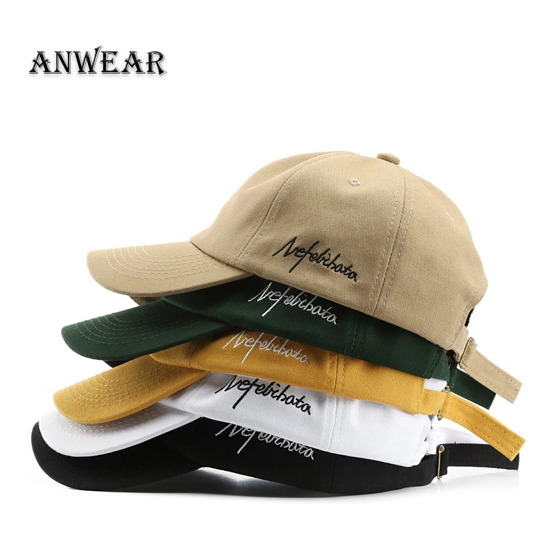 

ANWEAR 100% Cotton Baseball Cap for Women and Men Fashion Embroidered Summer Sun Hat Casual Snapback Hats Unisex Dad Hats