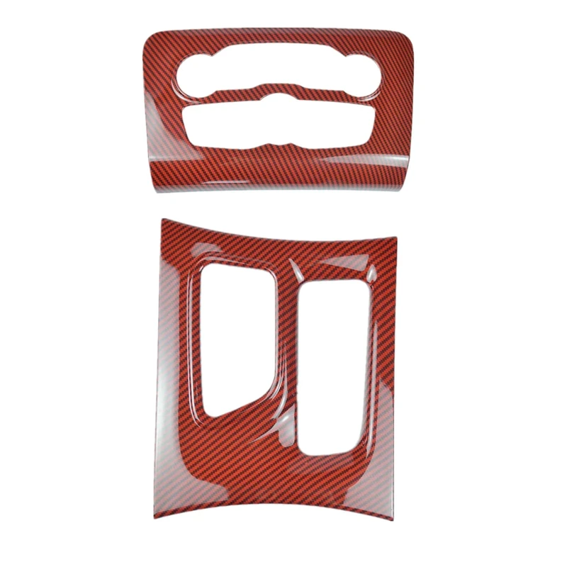 

2 шт., красное углеродное волокно