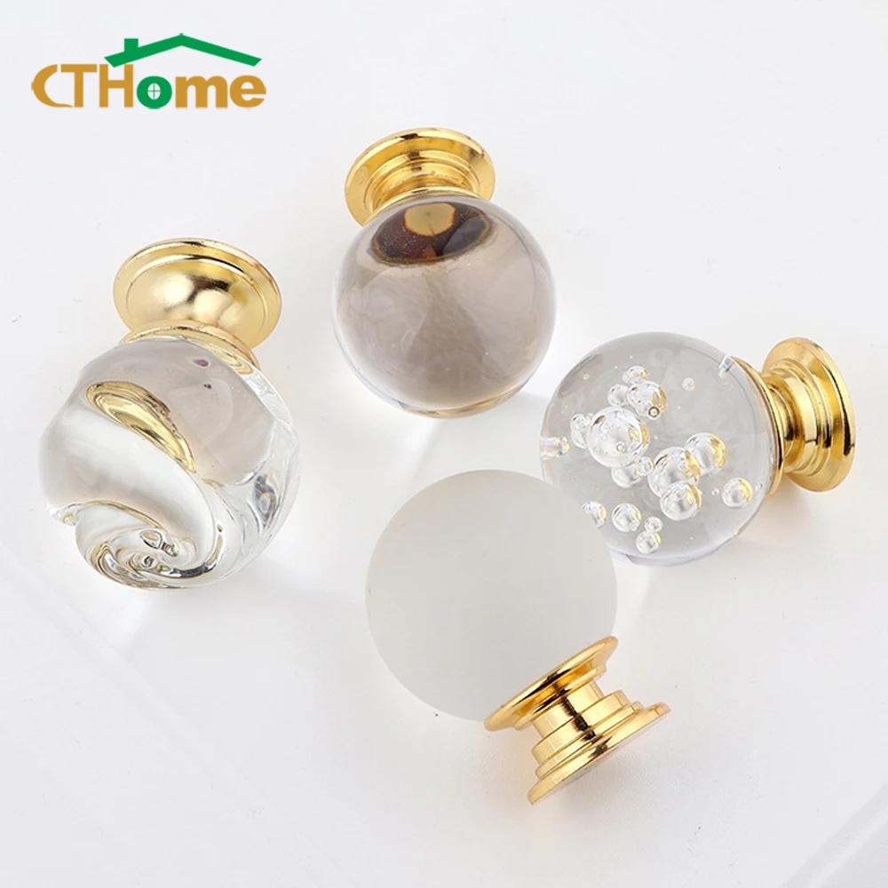 

Nordic Crystal Handle for Drawer Door Knobs Cupboard Wardrobe Pulls Single Hole Furniture Kitchen Cabinet Handles Hardware