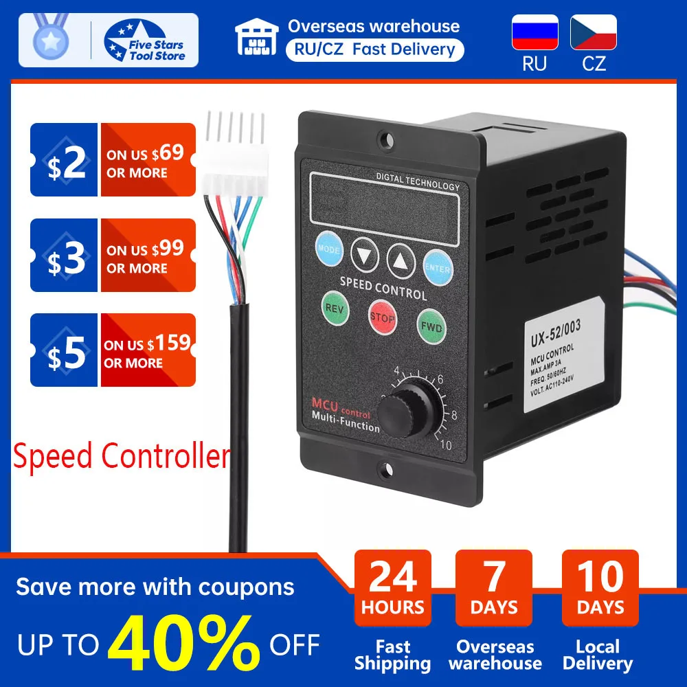 Регулятор скорости двигателя 400 Вт 220 В переменного тока | Строительство и ремонт