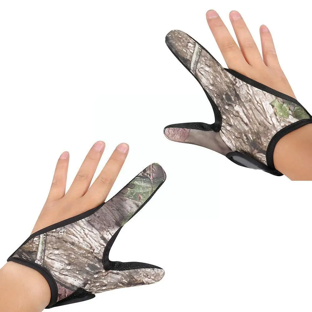 

Fishing Gloves 2 Fingers Protector Breathable Anti-Slip Outdoor Accessories Supplies Fishing Carp Anti-Cut Tackle Fishing G S2F5