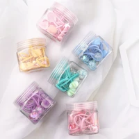girl kids elastic hair band sets rubber tie acrylic hair accessories square heart gumka do wlosow wholesale