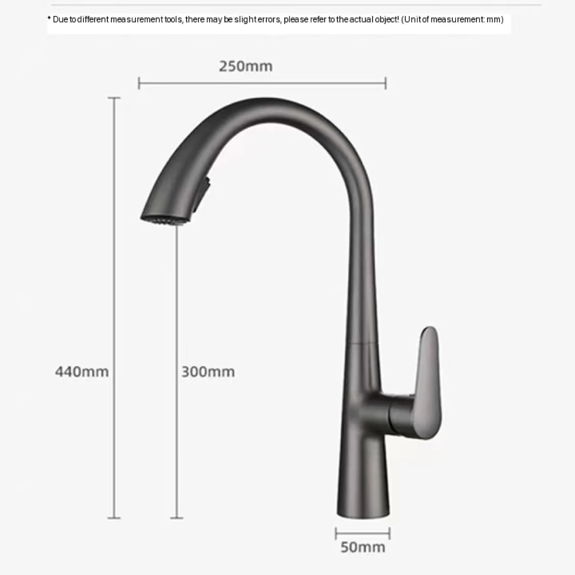 Кухонный смеситель для горячей и холодной воды двойного использования скрытый