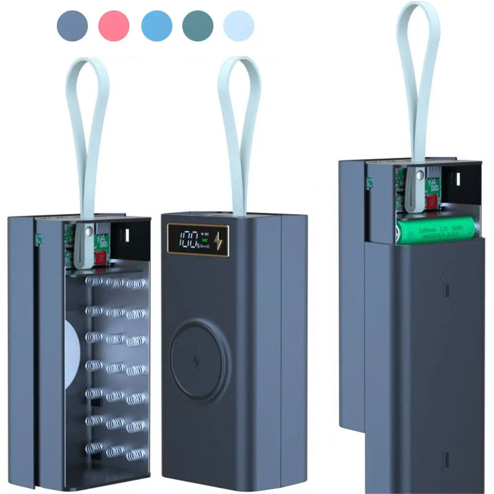 

Светодиодный светильник с двумя USB-портами для быстрой зарядки, 21 × 18650